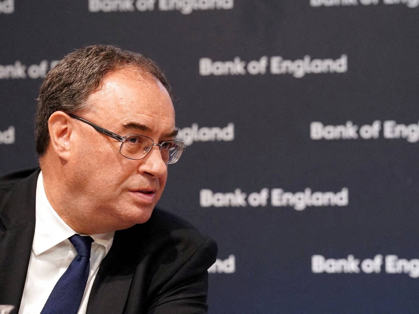 Andrew Bailey er chef for Bank of England. | Foto: Pool/Reuters/Ritzau Scanpix