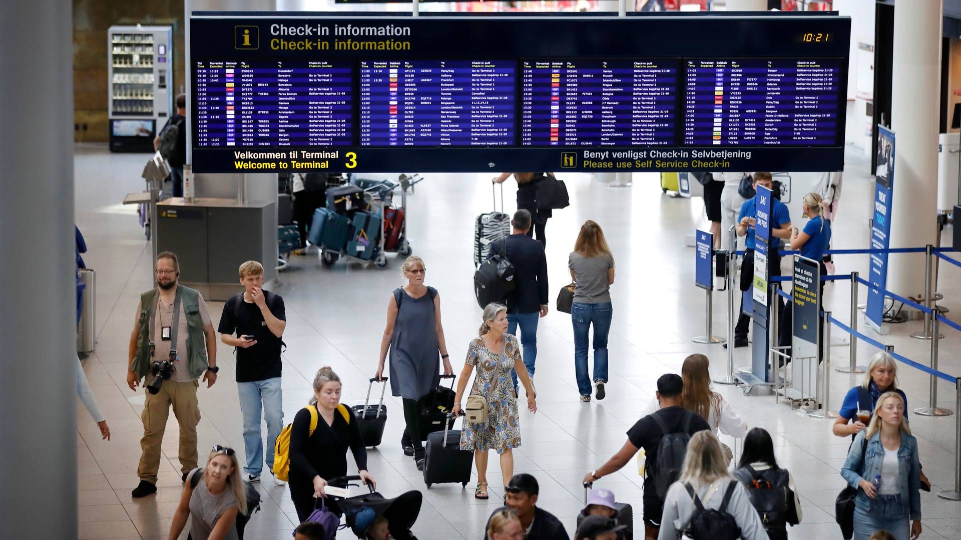 Langdistanceruterne er i fremgang i Københavns Lufthavn. | Foto: Jens Dresling/Ritzau Scanpix