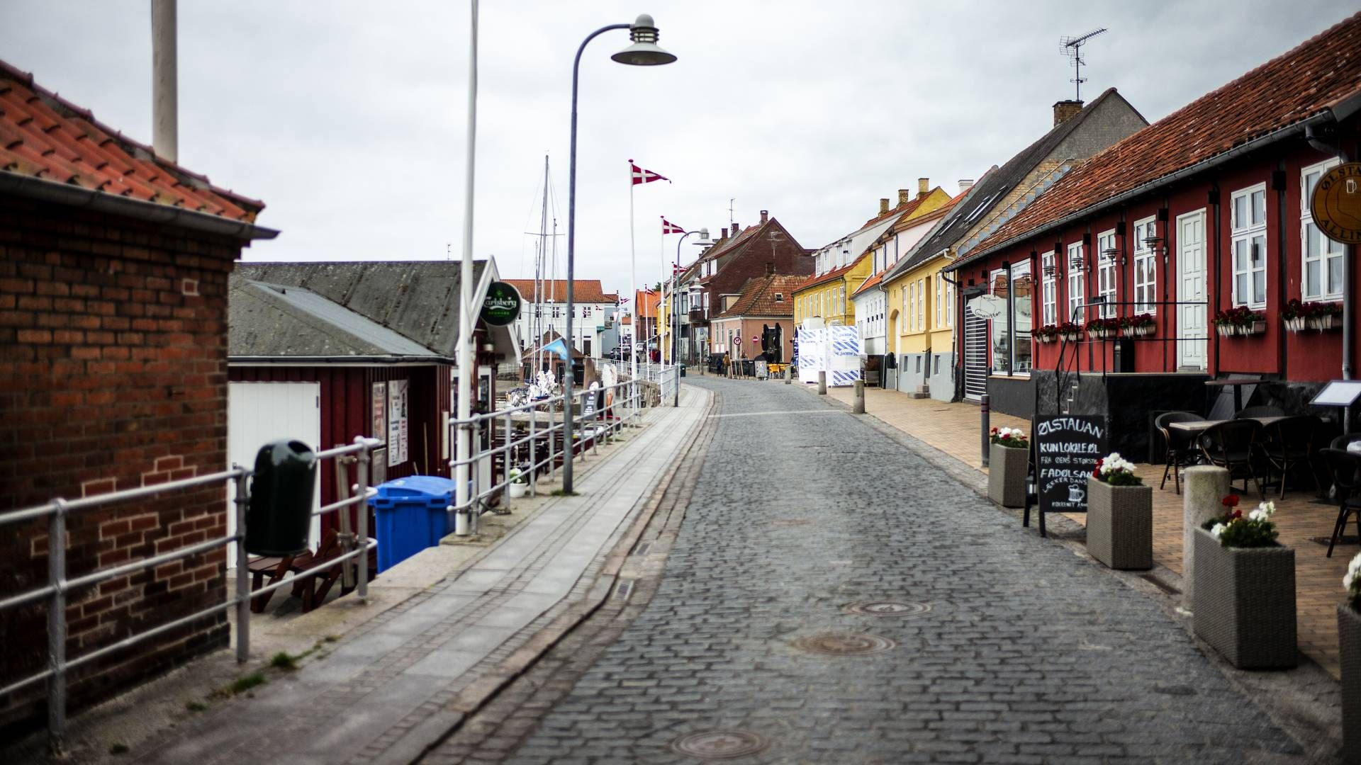 Grønbechs Hotel ligger i Allinge på det nordlige Bornholm. | Foto: Rasmus Flindt Pedersen / Ritzau Scanpix