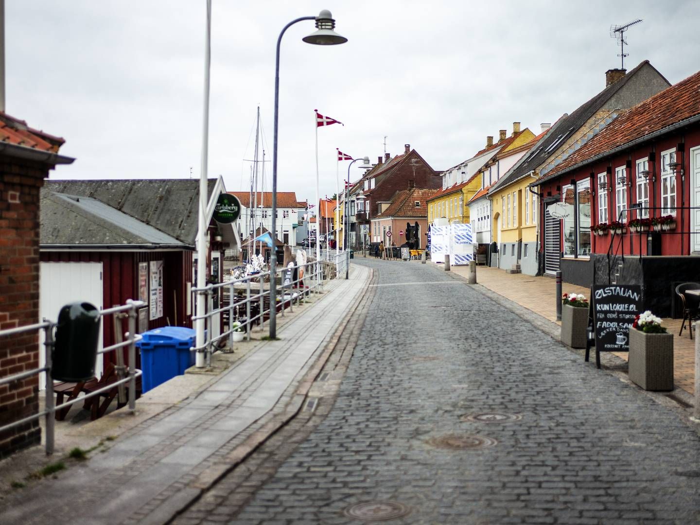 Grønbechs Hotel ligger i Allinge på det nordlige Bornholm. | Foto: Rasmus Flindt Pedersen / Ritzau Scanpix