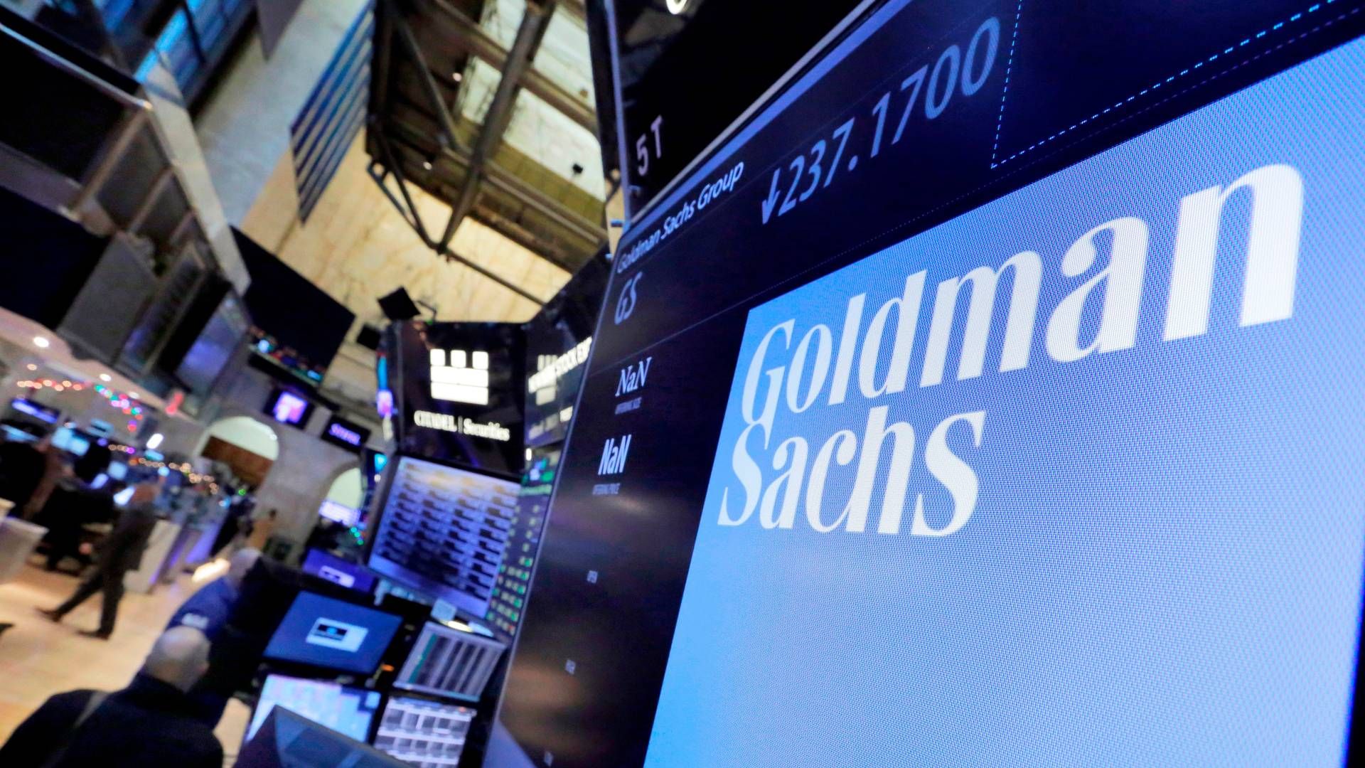 Skatteforvaltningen fået medhold i et opgør med blandt andre Goldman Sachs. | Foto: Richard Drew/AP/Ritzau Scanpix