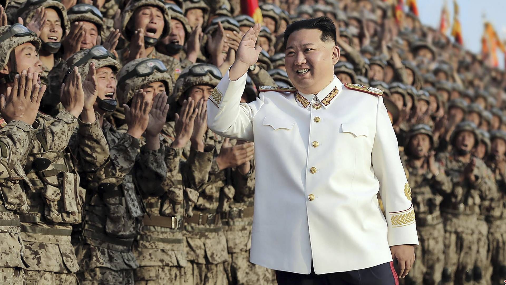 Diktator i Nord-Korea Kim Jong-un. | Foto: Korea News Service via AP
