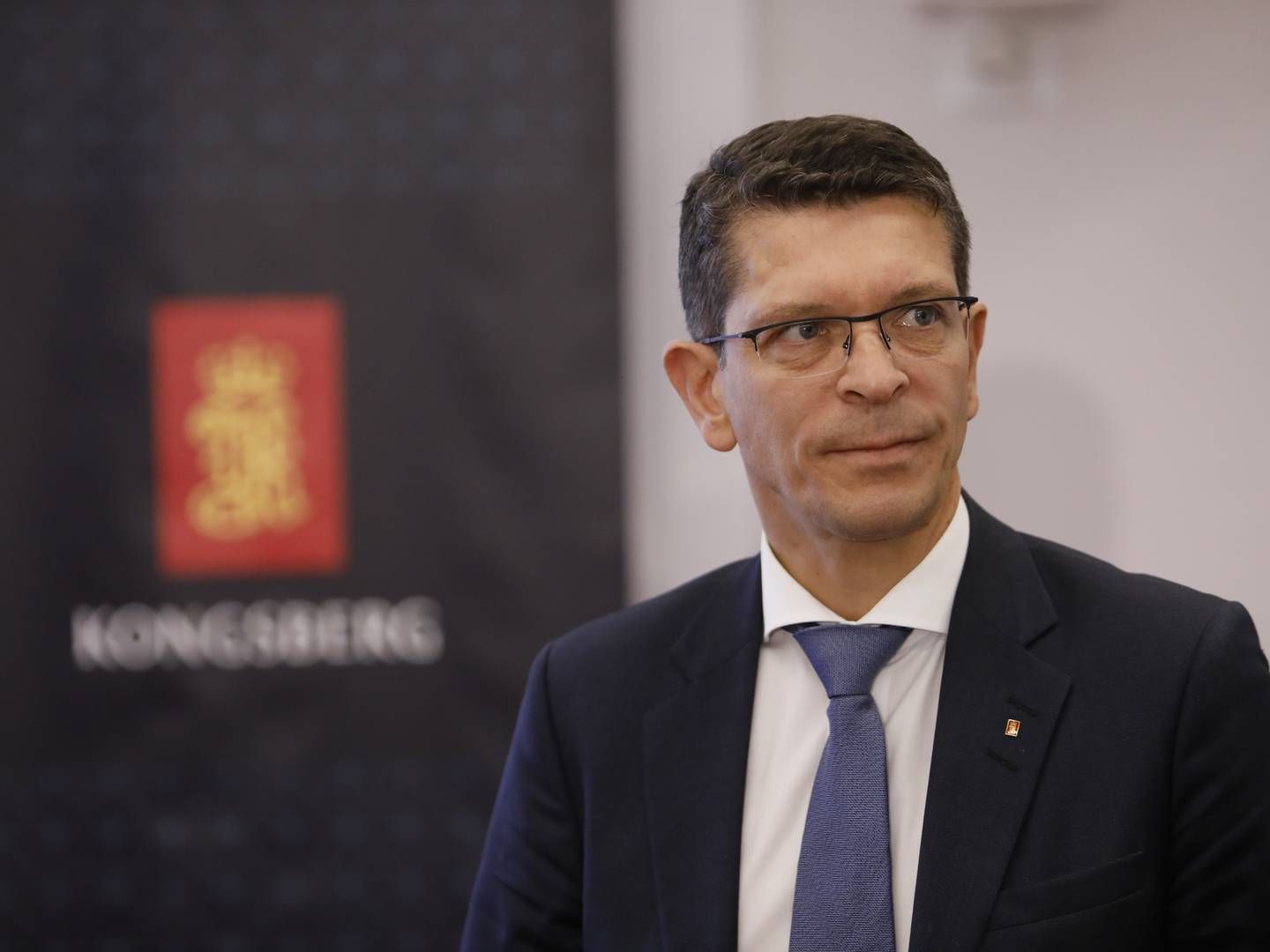 MILLIARDAMBISJONER: – Ambisjonen er at Kongsberg Gruppen samlet skal ha en tosifret milliardinntekt fra havvind og fornybarsegmentet innen 2030. | Foto: Ole Berg-Rusten / NTB