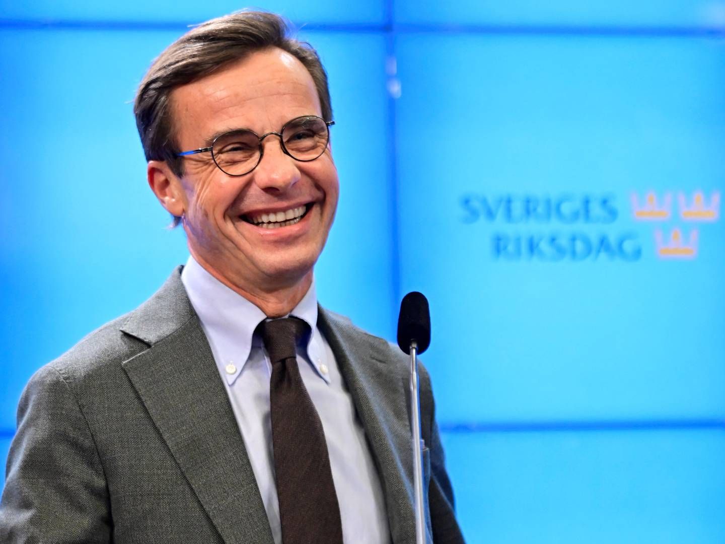 Ulf Kristersson kommer til at overtage statsministerposten fra socialdemokratiske Magdalena Andersson. | Foto: TT NEWS AGENCY/VIA REUTERS / X02350