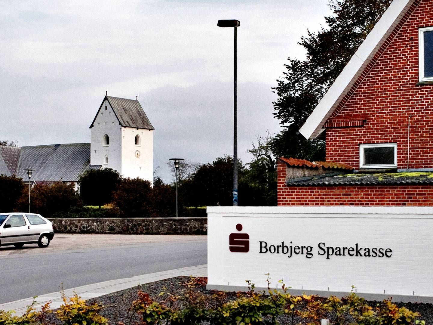 Borbjerg Sparekasse er beliggende i Borbjerg ved Holstebro. | Foto: Miriam Dalsgaard
