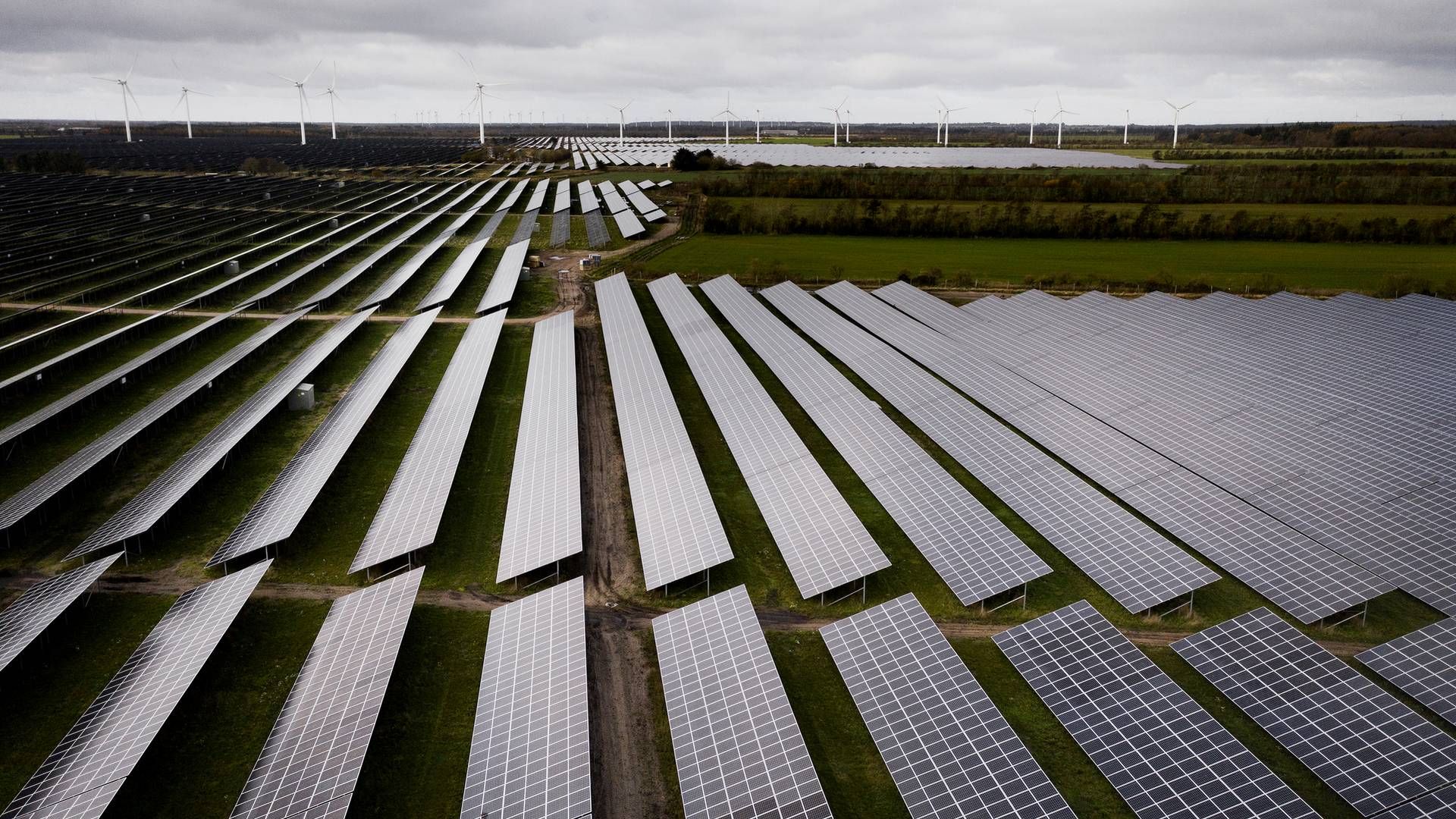 Batterilagring ses også som løsning på at gemme den energi, der produceres fra solceller til, når solen ikke skinner. | Foto: Casper Dalhoff/IND