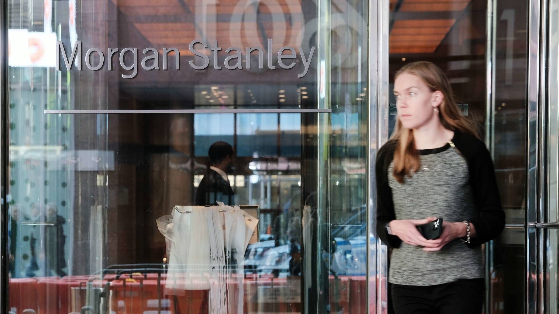 Morgan Stanley er blot en af de storbanker, der inden for de senere år har åbnet kontor i Danmark. | Foto: SPENCER PLATT/AFP / GETTY IMAGES NORTH AMERICA