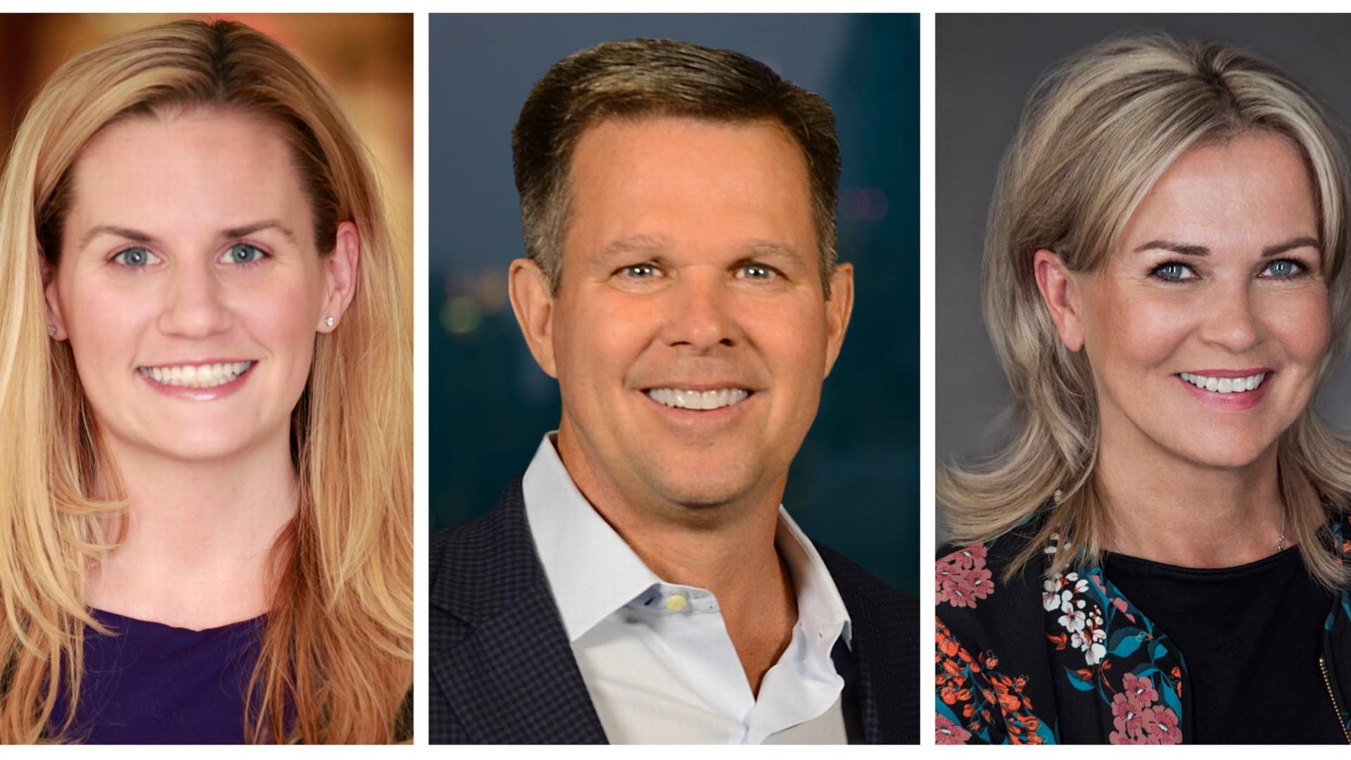 Head of Sustainable Investing Sarah Bratton Hughes (l.), CEO Jonathan Thomas and Head of Nordics Pia Michelsson (r.) of American Century Investments. | Photo: PR American Century Investments