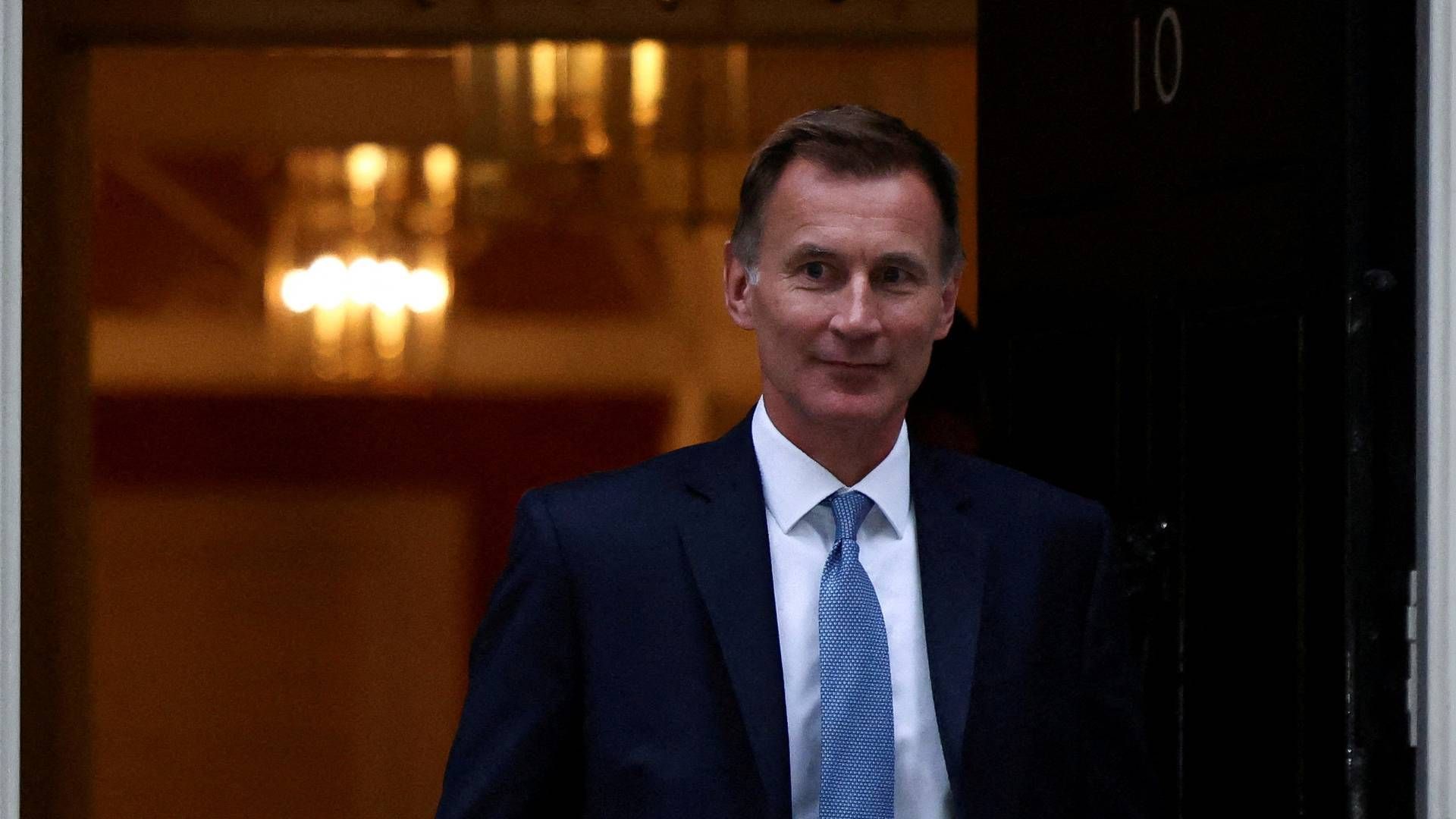 Jeremy Hunt var til møde i Downing Street 10 i sidste uge, hvor han blev udpeget som ny finansminister. | Foto: Henry Nicholls/REUTERS / X06612