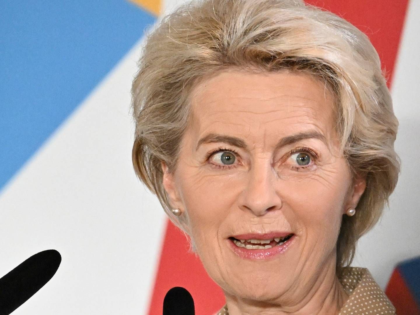 President of the EU Commission Ursula von der Leyen met with commissioners on a video call Sunday to discuss emergency measures to rein in gas prices. | Photo: Joe Klamar/AFP / AFP