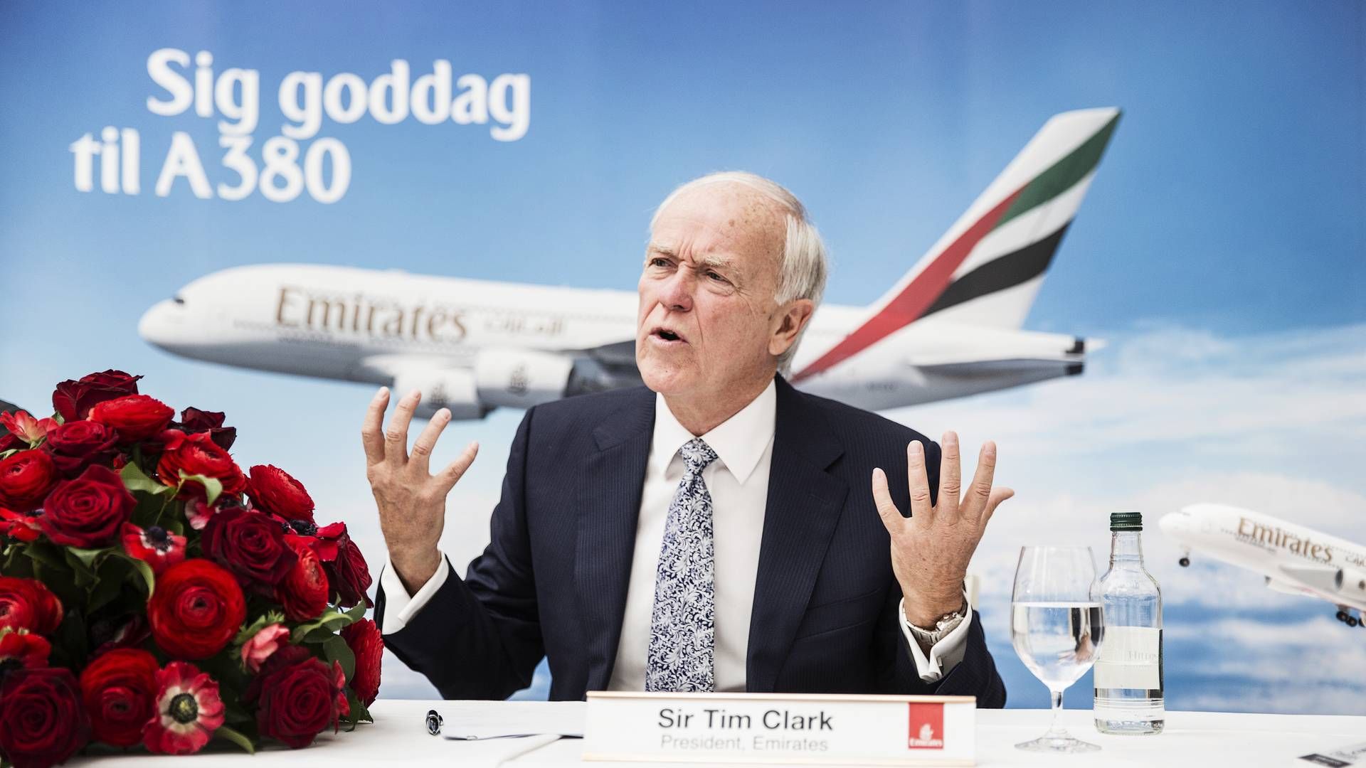 Sir Tim Clark, president hos Emirates. | Foto: Niels Hougaard/ERH