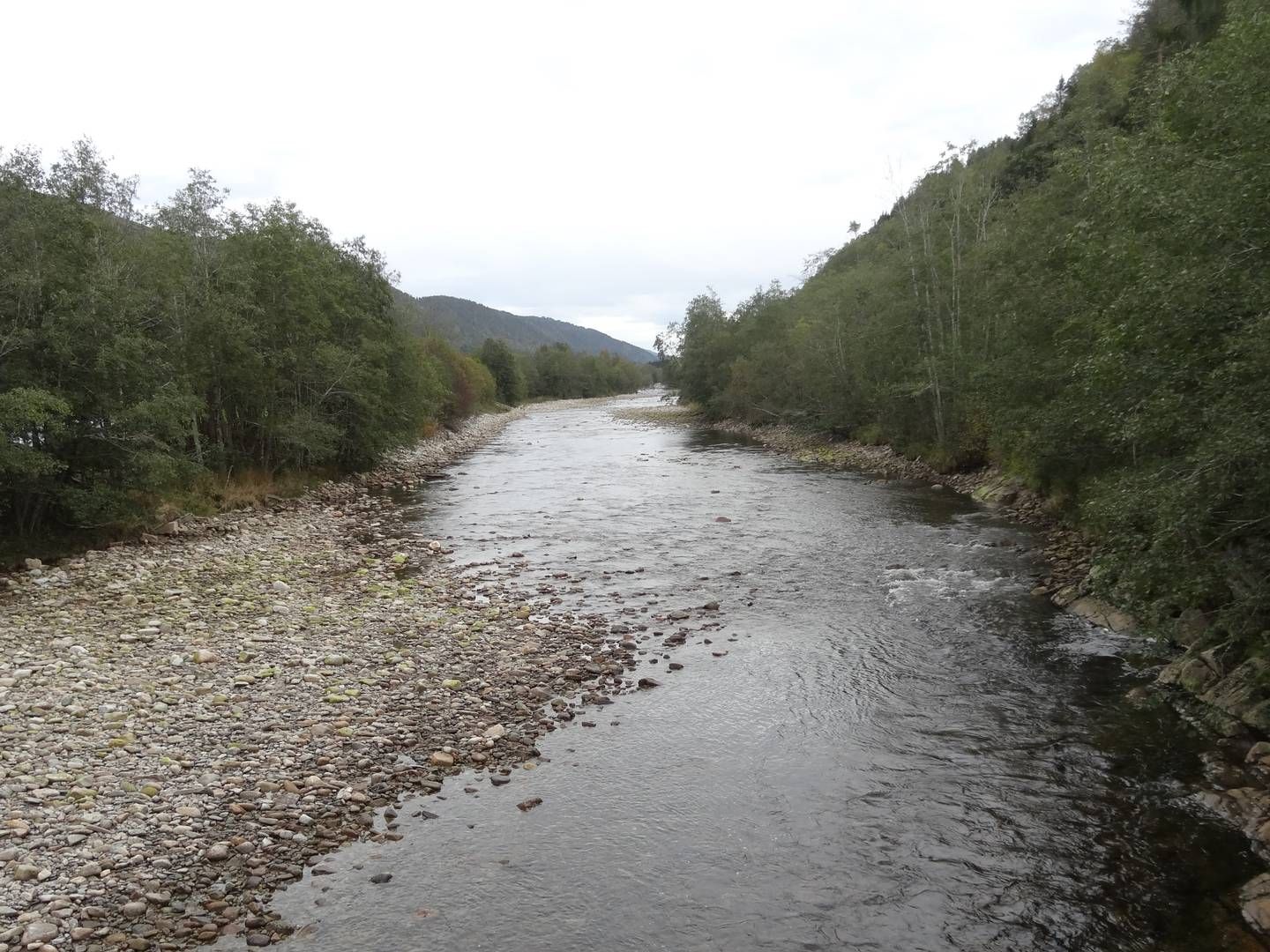 For å bedre forholdene til laks og sjøørret anbefaler NVE slipp av minstevannføring fra Bævervatn til Litj-Bævra (avbildet). | Foto: Anne Karine Herland/NVE