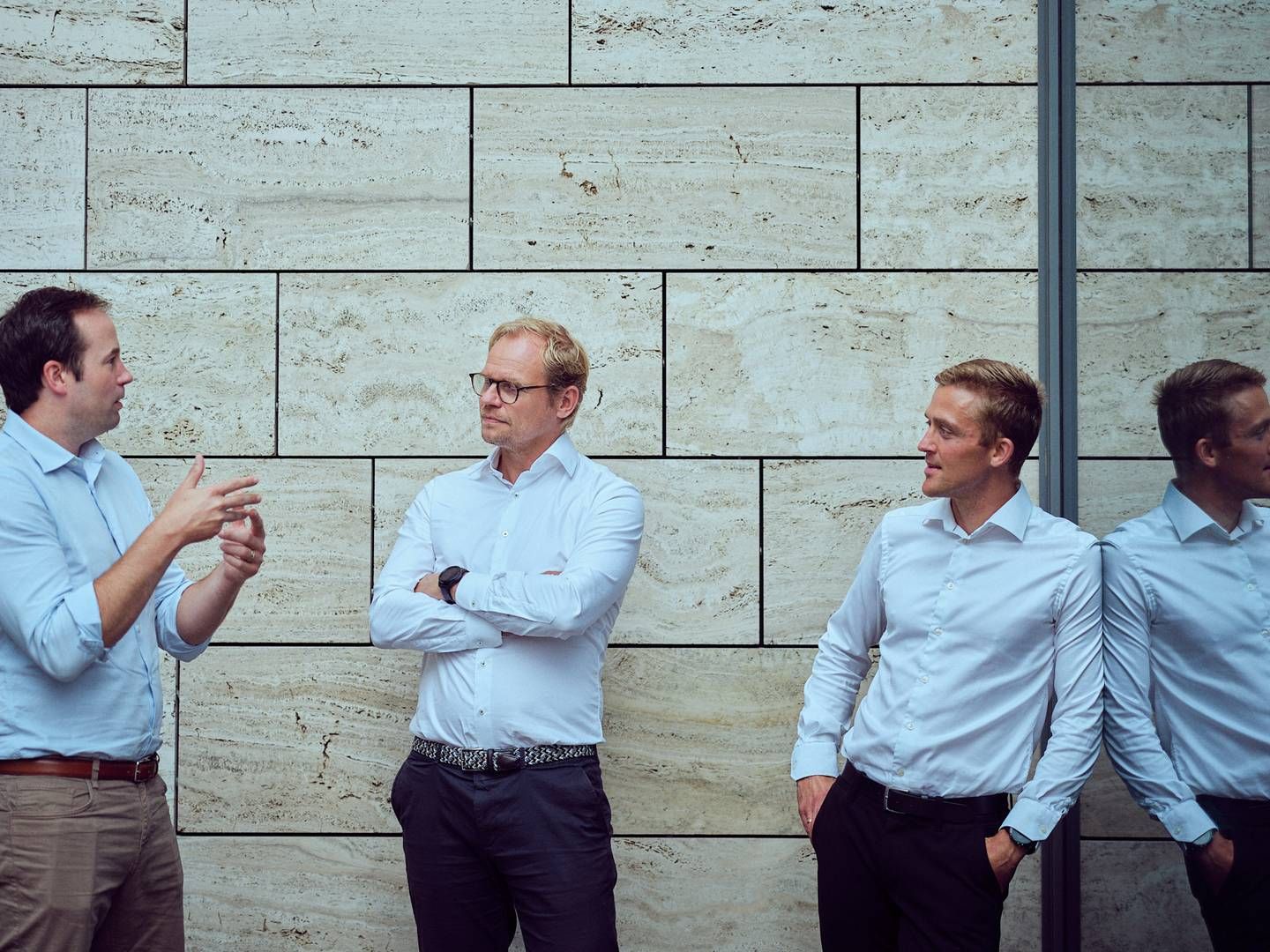 Embark Biotech: Zachary Gerhart-Hines (CSO)(tv), Casper Tind Hansen (CEO) (midt) og Jeppe Hvidtfeldt Ekberg (Senior Scientist) (th). | Foto: Bioinnovation Institute / PR