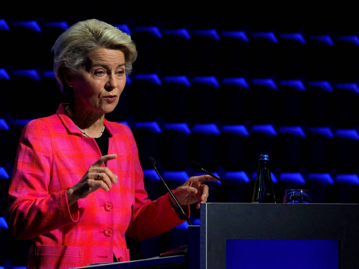 EU-Kommissionens formand, Ursula von der Leyen. | Foto: INTS KALNINS/REUTERS / X02120