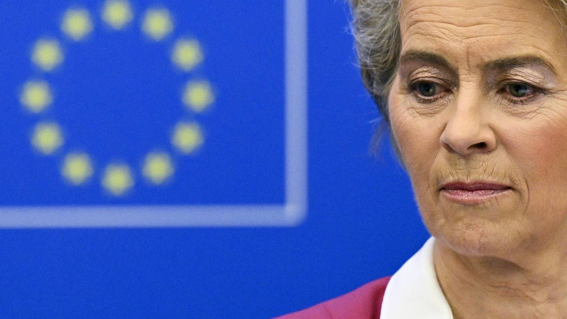 Kommissionsformand Ursula von der Leyen vil nu sætte ind overfor prissætningsmekanismerne på gas. Markedet er dramatisk forandret, siger hun. | Foto: FREDERICK FLORIN/AFP / AFP
