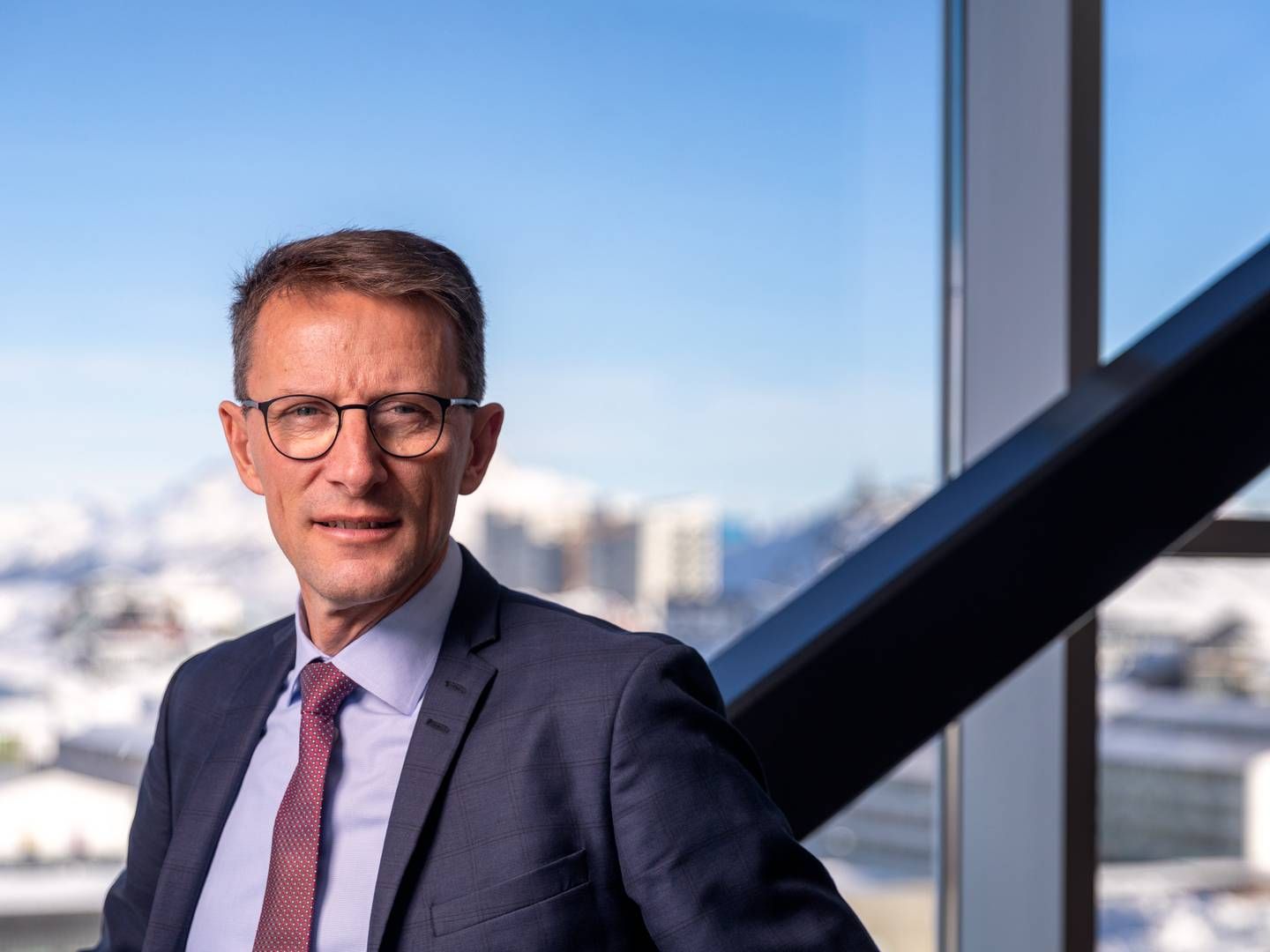 Grønlandsbanken med Martin Kviesgaard i spidsen forventer næste år at øge indtjeningen. | Foto: PR/Grønlandsbanken