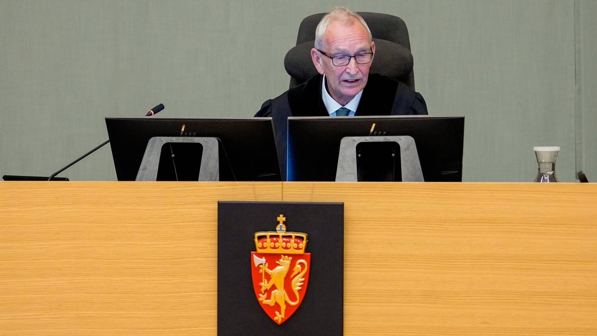Sorenskriver Dag Bjørvik under rettsbehandlingen av terrordømte Anders Behring Breiviks krav om prøveløslatelse i januar i år. | Foto: Ole Berg-Rusten/NTB