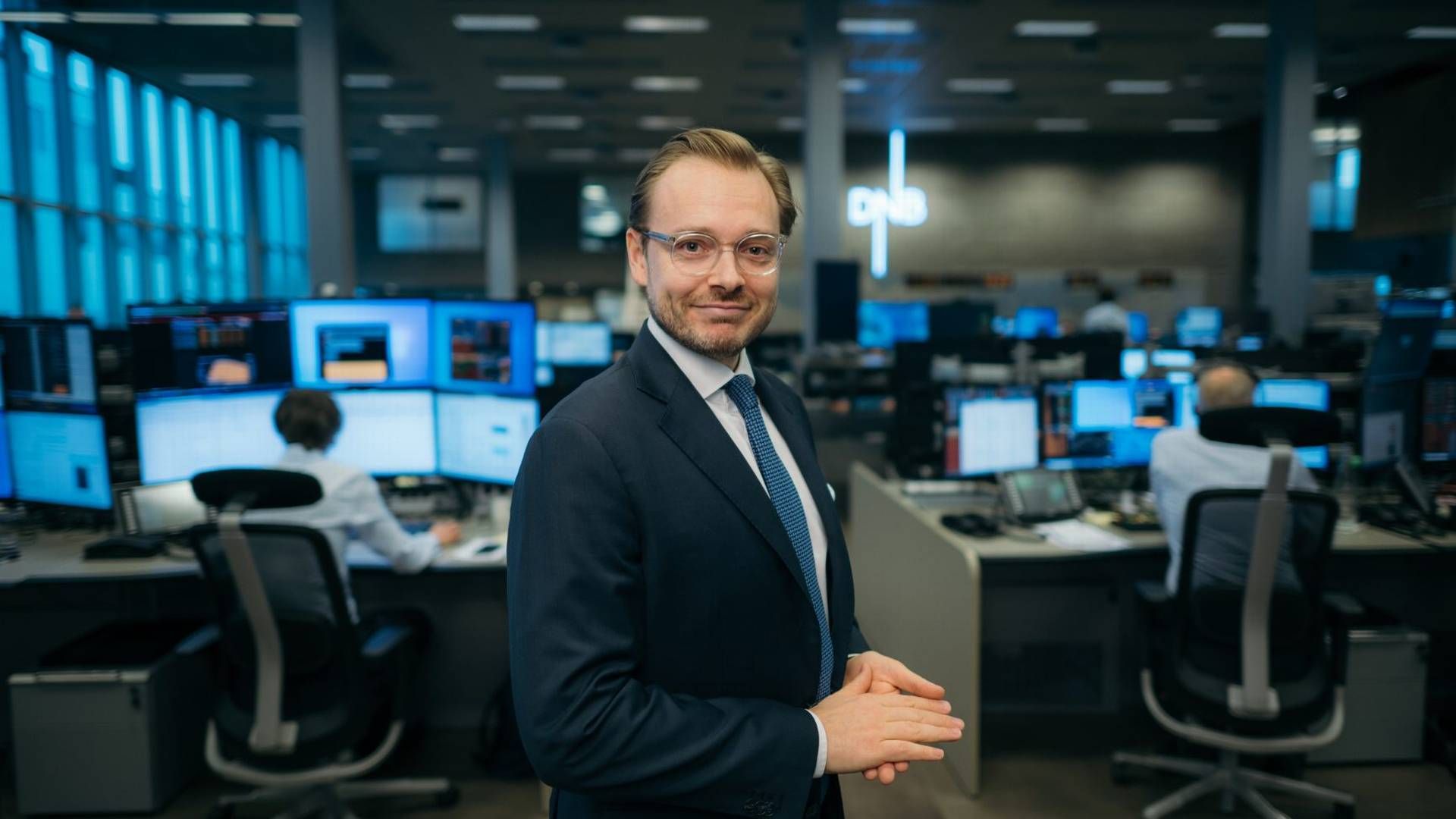 FORNØYD: Sjef for DNB Markets, Alexander Opstad, mener 2023 var det nest beste året i investeringsbankens historie.