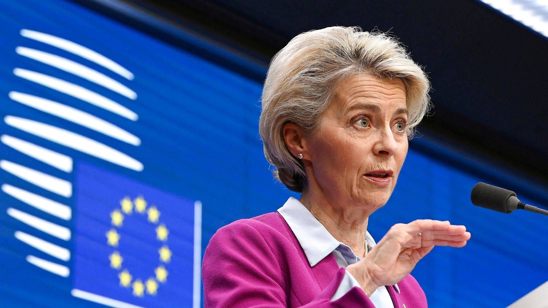 EU-Kommissionens formand, Ursula von der Leyen.