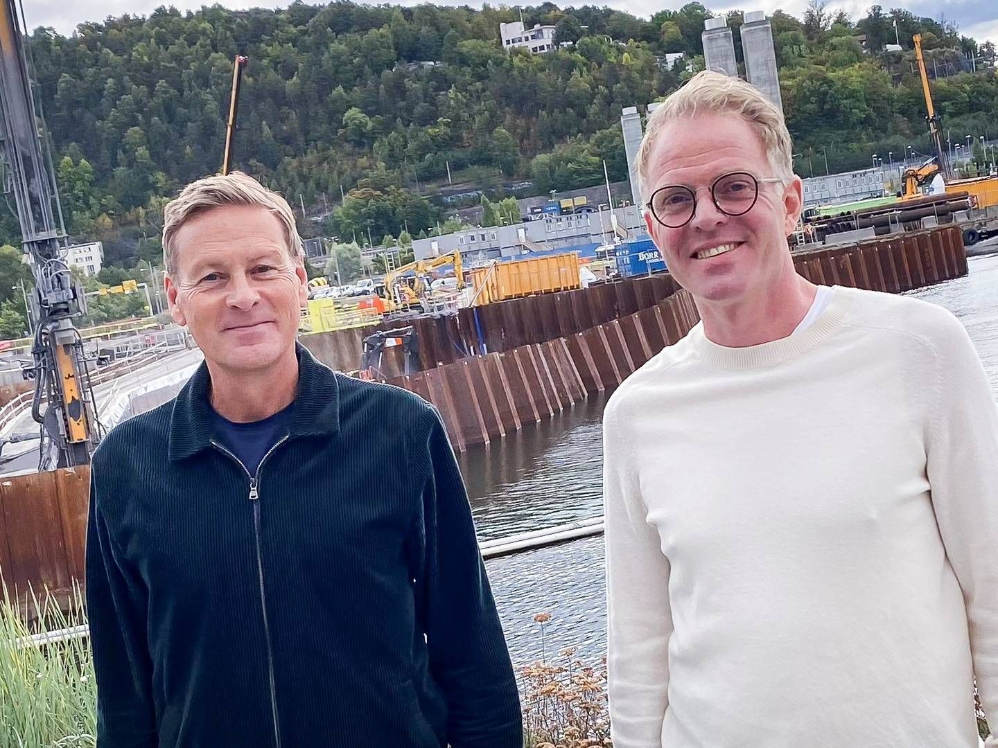 FIKK OPPDRAGET: Reiulf Ramstad og hans arkitektkontor ble valgt til å tegne et av OSUs siste boligprosjekter i Bjørvika. Karl Jon Sørli i OSU er glad han takket ja til oppdraget. | Foto: Torkel Vik