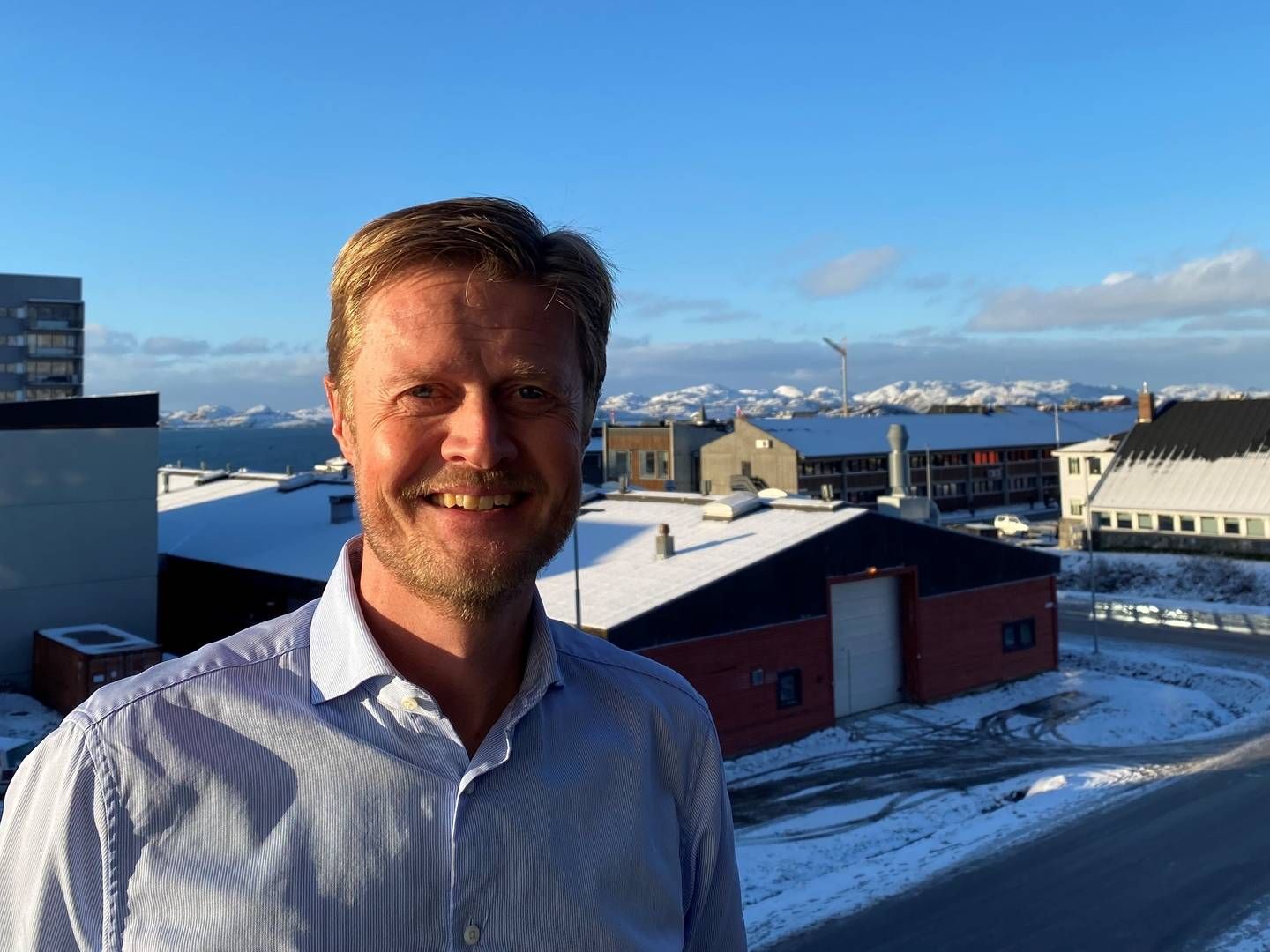 Claes Vestergaard skal arbejde i Grønland som chefanklager i foreløbig et år. I sin fritid vil han forsøge at udnytte alle de muligheder, der er for at komme ud og opleve naturen. | Foto: Grønlands Politi/PR