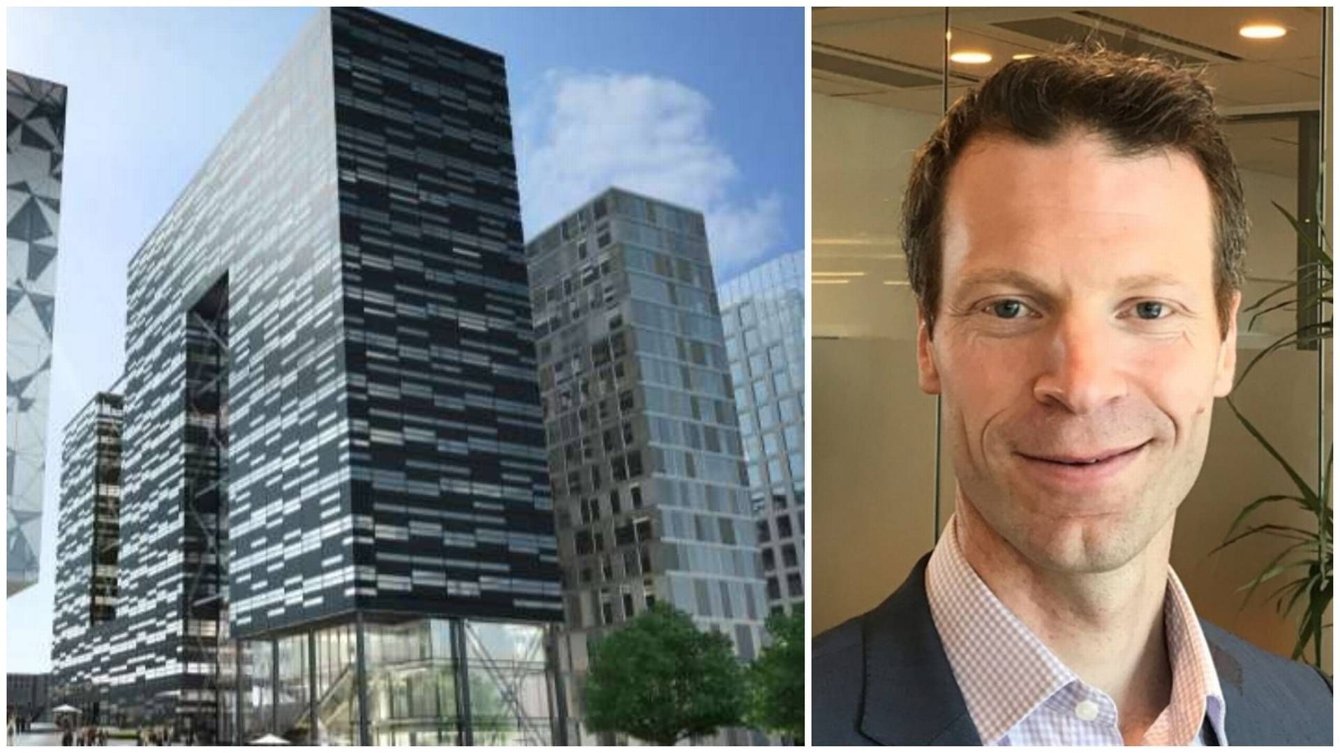 TAR OPP LÅN: Finanssjef Sven Erik Pløen i Bane Nor Eiendom. | Foto: Bane Nor Eiendom. Collage: EiendomsWatch