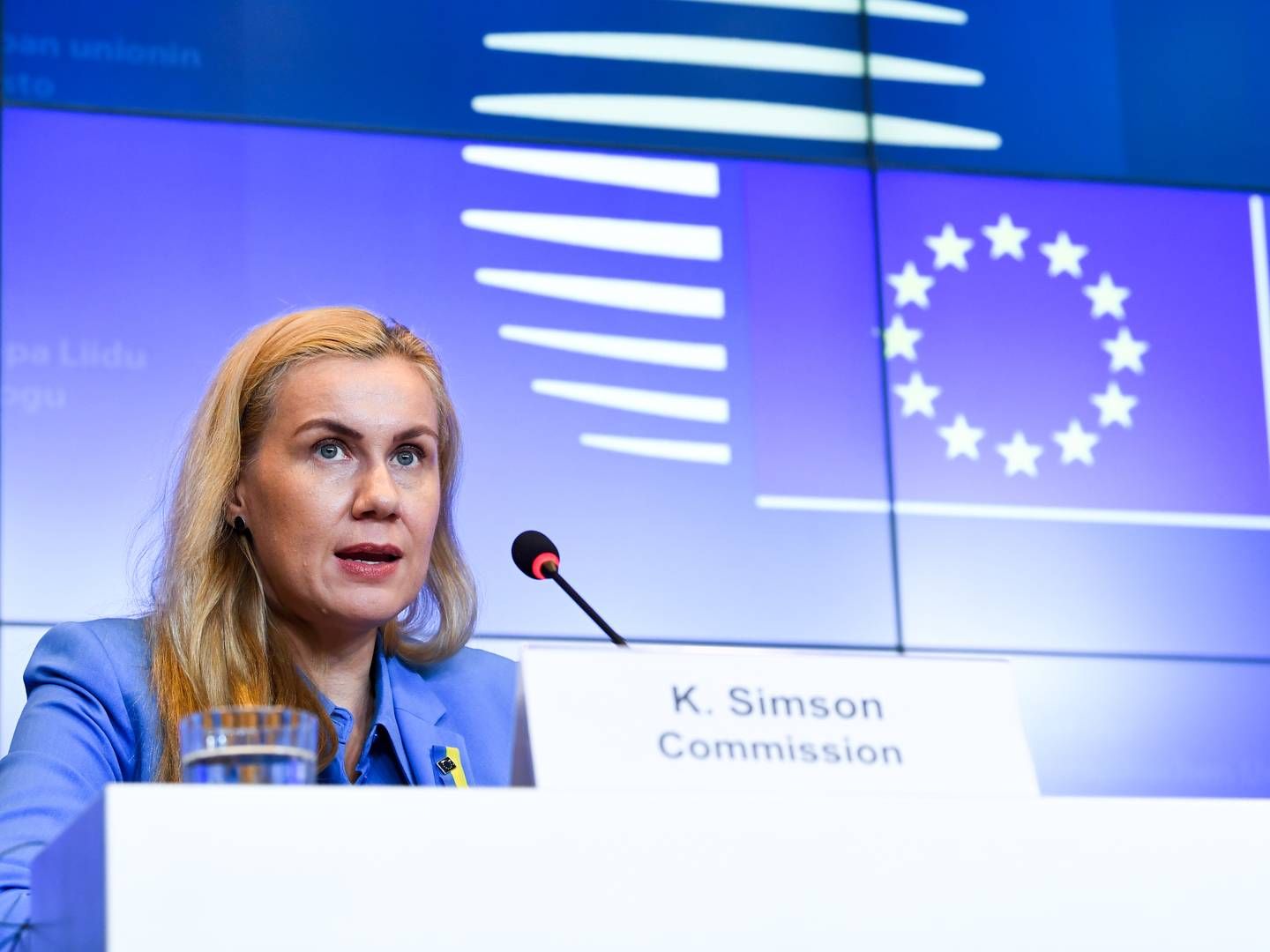 EU-Kommissionens energikommissær, Kadri Simson, forsikrer om, at samlede indkøb af gas ikke kommer til at vil forstyrre markedsmekanismerne. | Foto: EUROPEAN UNION