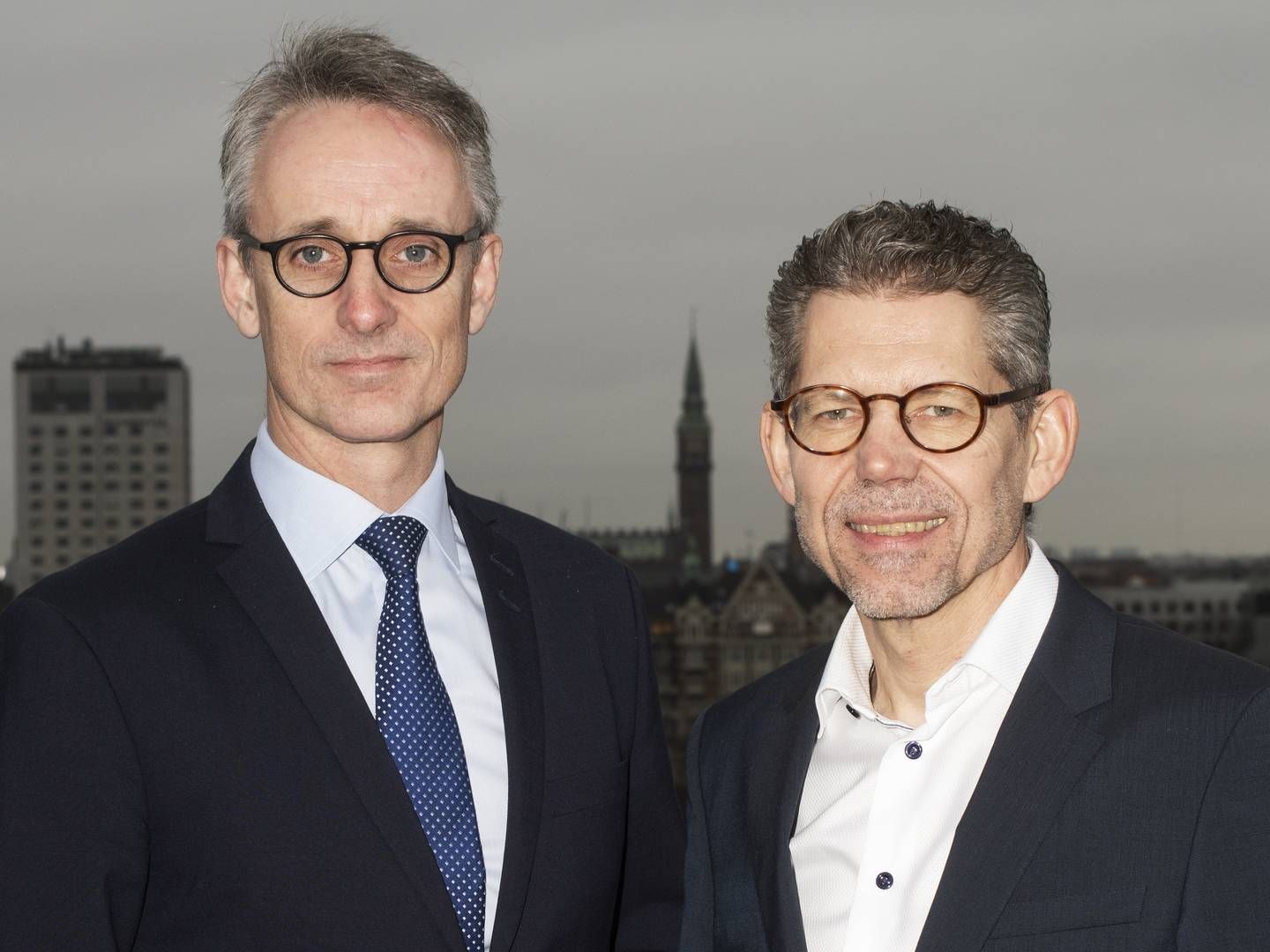Topcheferne i Deloitte - Anders Dons og Jan Bo Hansen (tv.) | Foto: Gregers Tycho/ERH