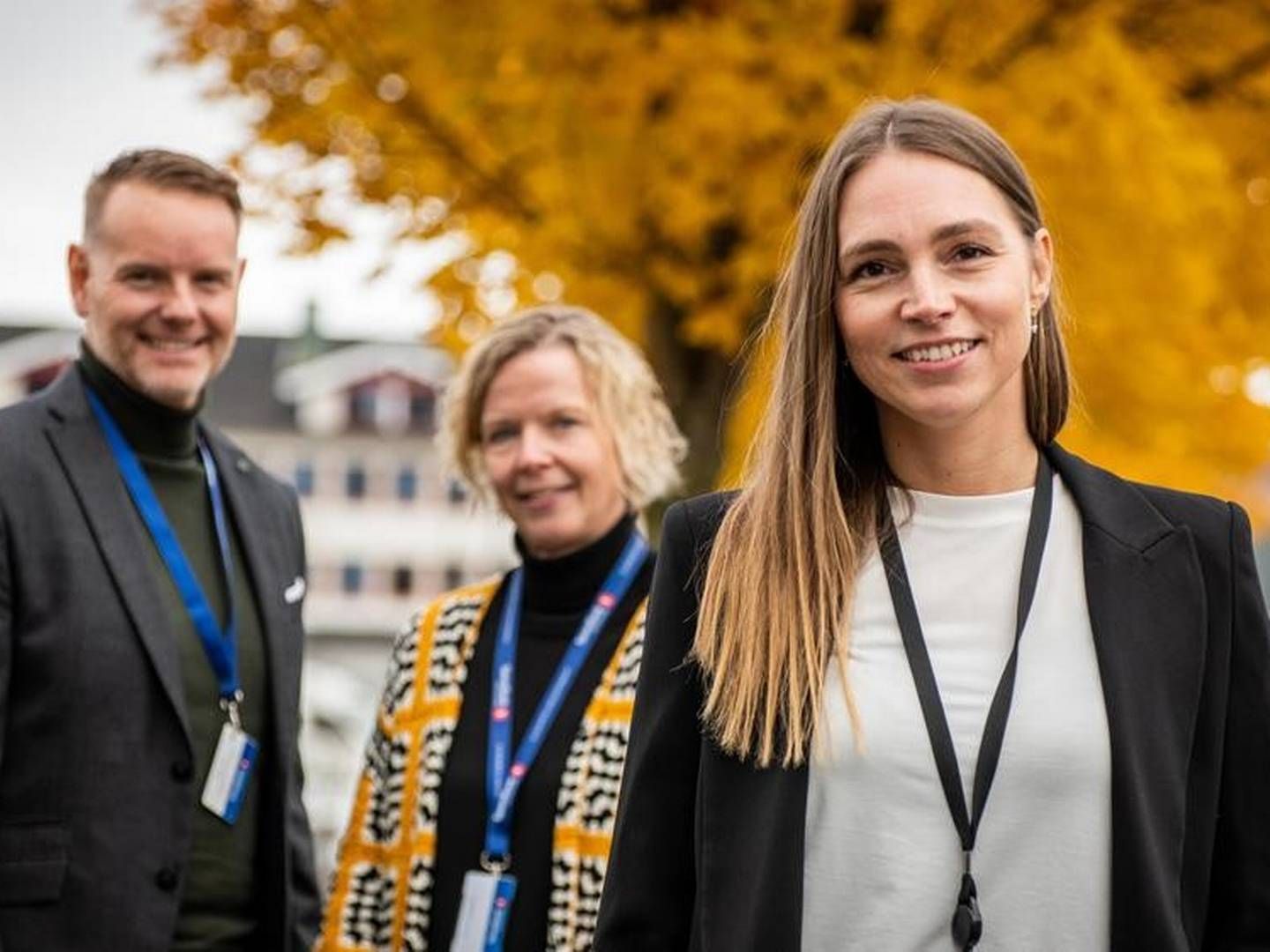 Anne-Kine Dahlen Bustnes (foran til høyre) blir banksjef privatmarked i Sparebank 1 Helgeland. Hun er rekruttert fra bankens egne rekker. | Foto: Sparebank 1 Helgeland