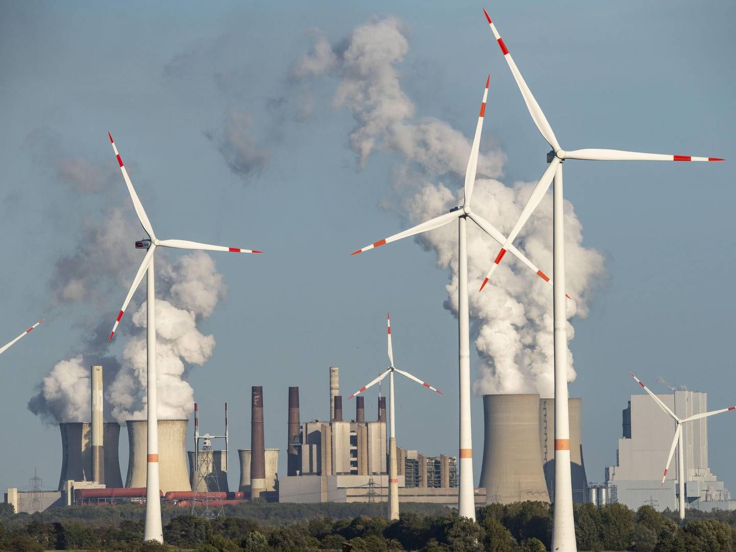 Alt und neu: Windkraft vor Kohlekraft. | Foto: picture alliance / Jochen Tack | Jochen Tack