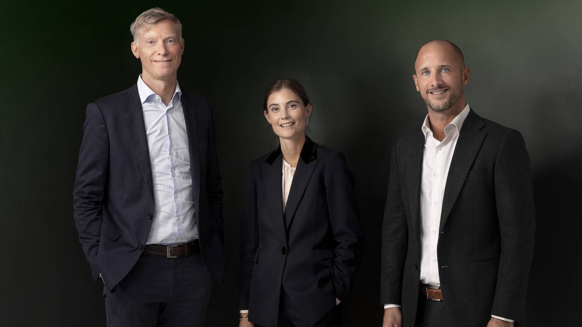 Michael Harboe-Jørgensen, Clara Mohl Schack og Philip Gosney forlader alle tre Maersk Drilling til fordel for geotermi-eventyret hos Innargi. | Foto: A.P. Møller