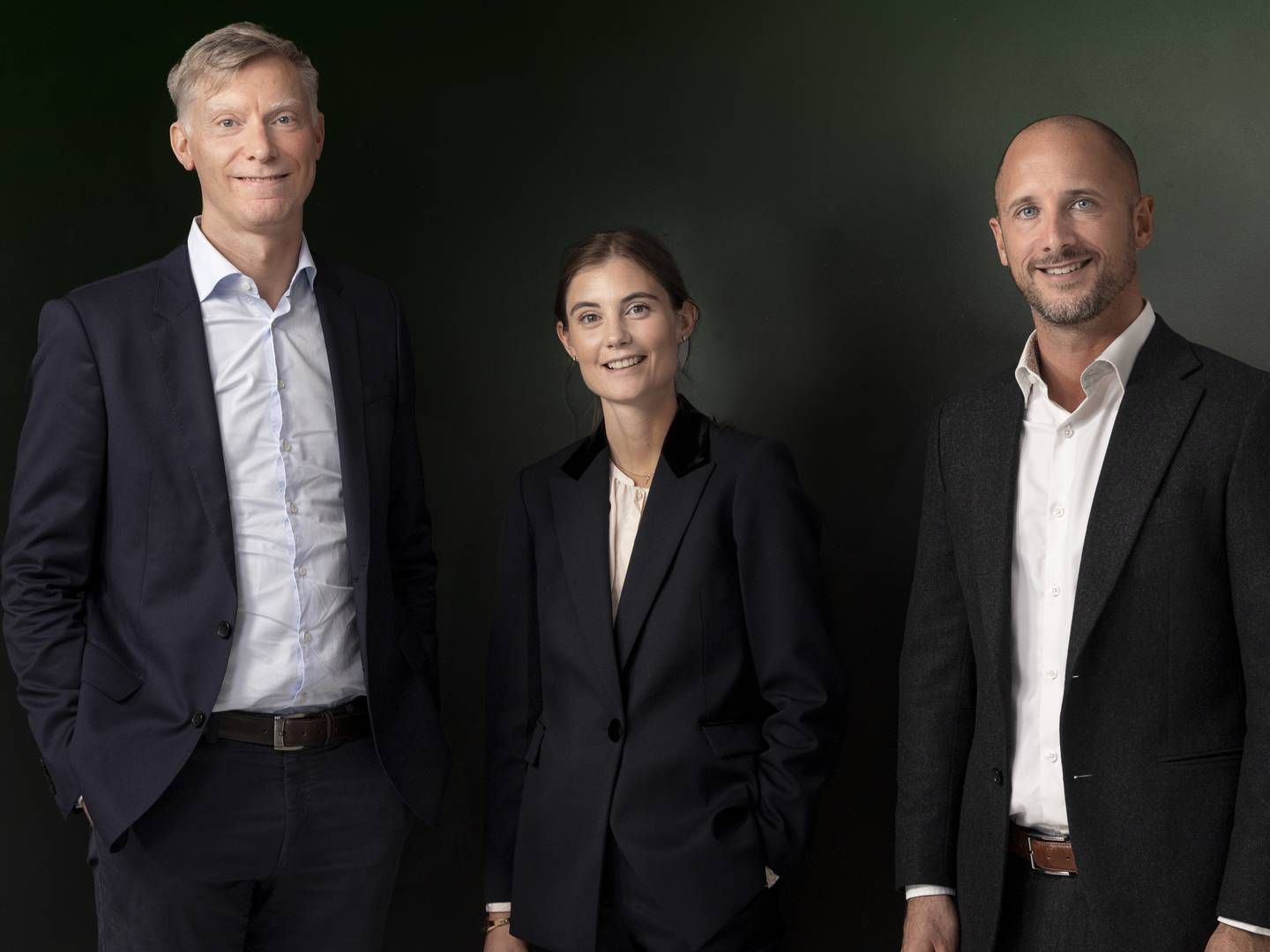 Michael Harboe-Jørgensen, Clara Mohl Schack og Philip Gosney forlader Maersk Drilling til fordel for geotermi-eventyret hos Innargi. | Foto: A.P. Møller