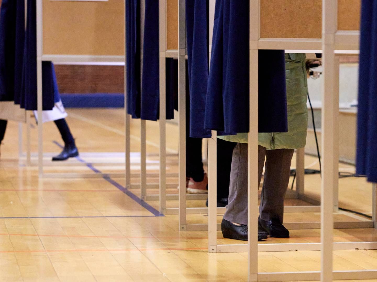 Danskerne var tirsdag i stemmeboksene for at vælge de 175 medlemmer af Folketinget, som bliver valgt i Danmark. | Foto: Mikkel Berg Pedersen/Freelance/Ritzau Scanpix