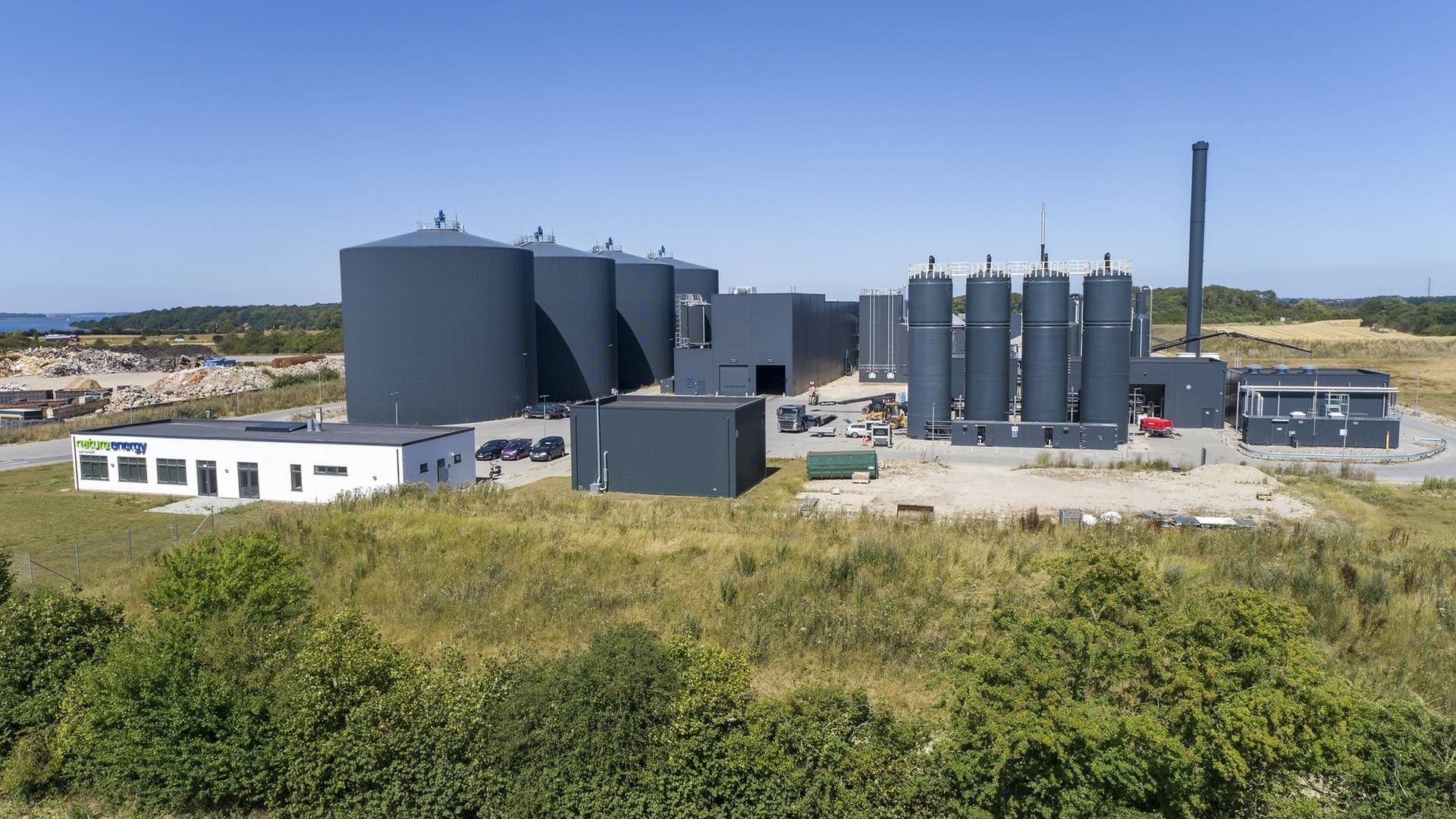 Nature Energy har allerede et biogasanlæg i Glansager, hvor det nye Power-to-X-anlæg skal opføres. | Foto: Nature Energy / PR