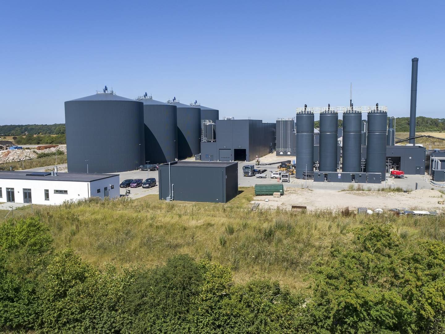 Nature Energy har allerede et biogasanlæg i Glansager, hvor det nye Power-to-X-anlæg skal opføres. | Photo: Nature Energy / PR