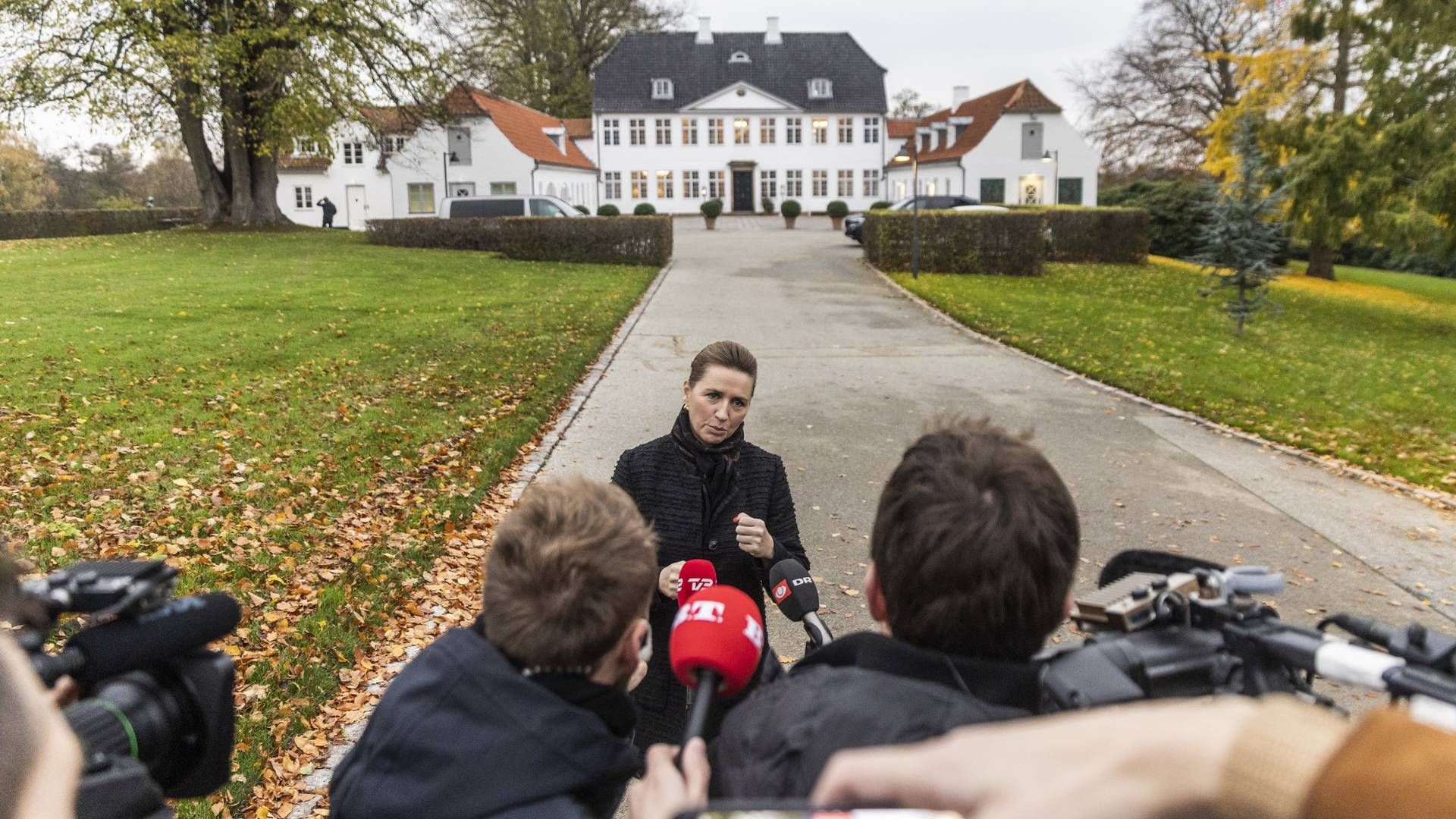 Mette Frederiksen fortsætter forhandlinger på Marienborg. | Foto: Ólafur Steinar Rye Gestsson