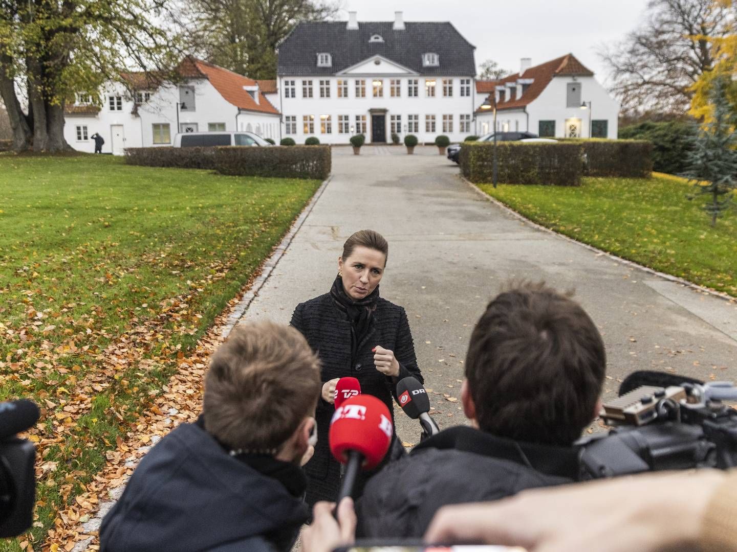 Mette Frederiksen fortsætter forhandlinger på Marienborg. | Foto: Ólafur Steinar Rye Gestsson