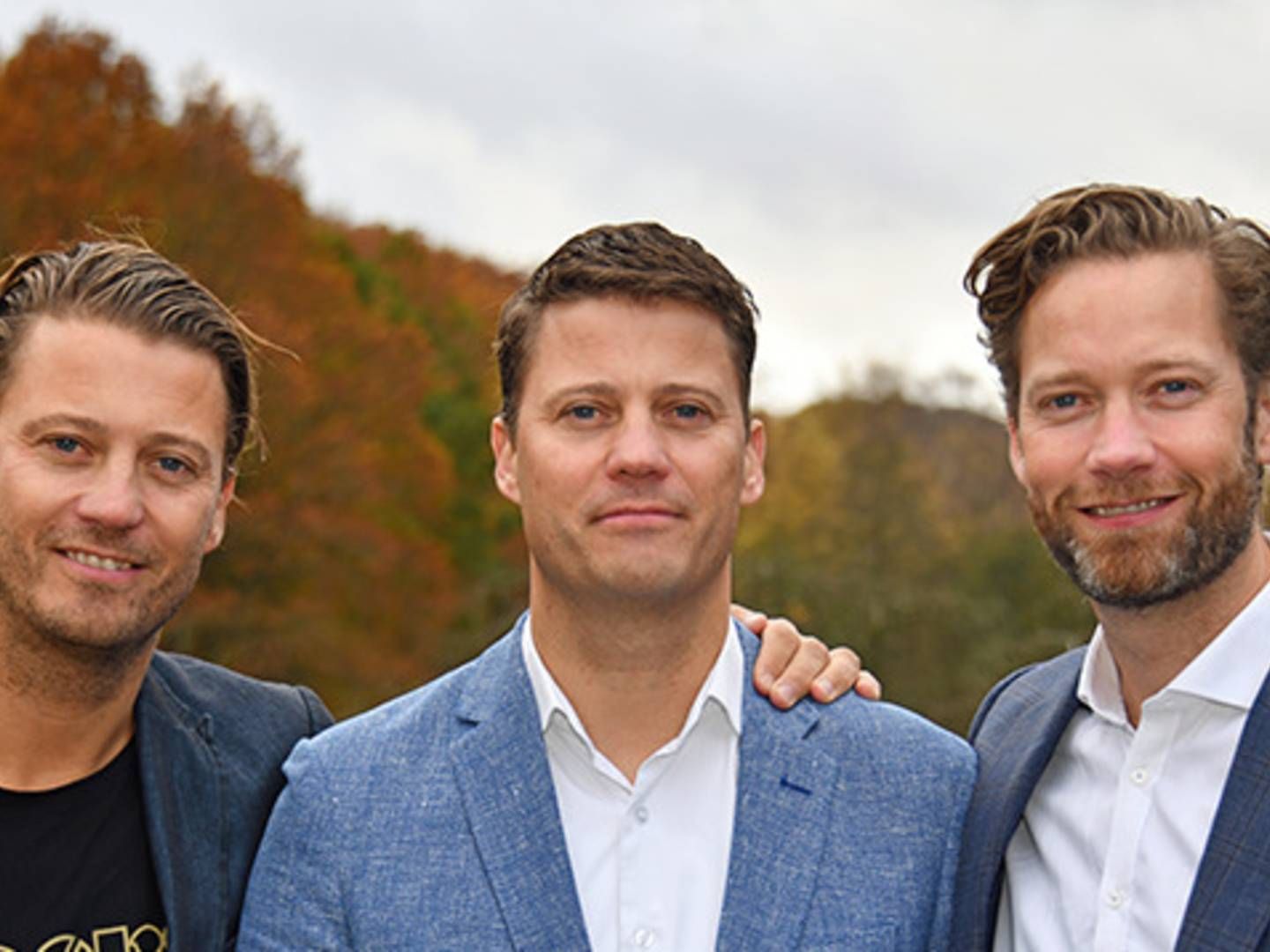 De tre brødre, der udgør familiekontoret Lottrup & Co., Henrik Lottrup (tv.), Peter Lottrup og Søren Lottrup | Foto: Lottrup & Co. / PR