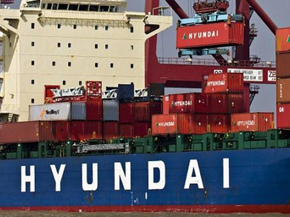 Hyundai skib i havnen i Mumbai | Foto: APM Terminals