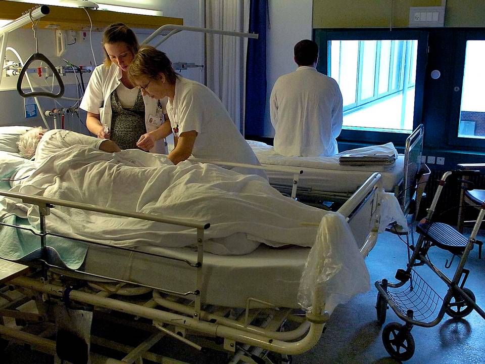 Sygeplejesker på Esbjerg Sygehus. | Foto: ANDREASEN CARSTEN, Jyllands-Posten