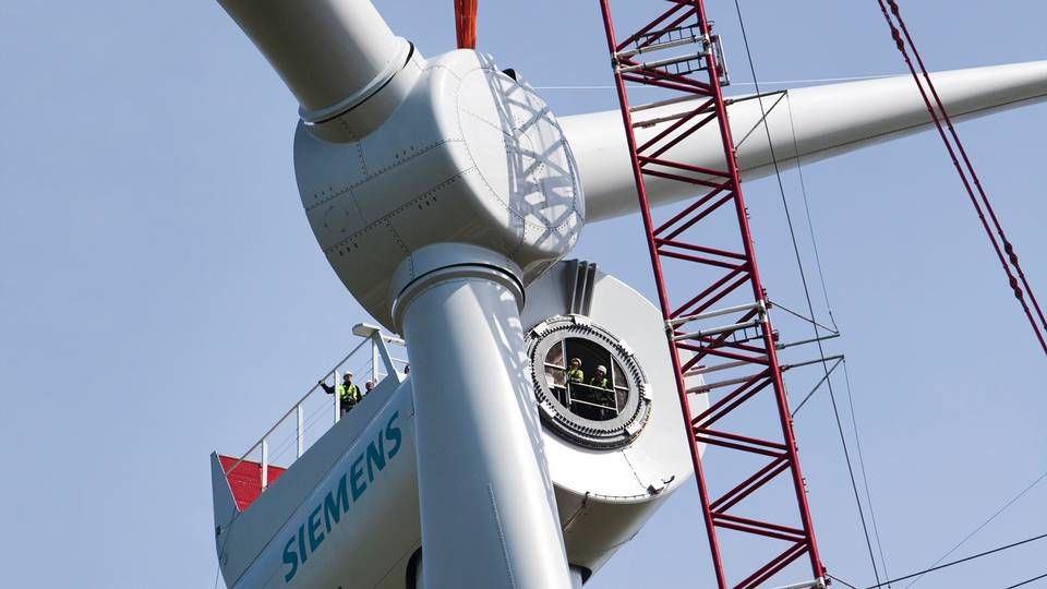 Siemens' 6 MW mølle testes i DONG's Gunfleet Sands park. | Foto: Siemens