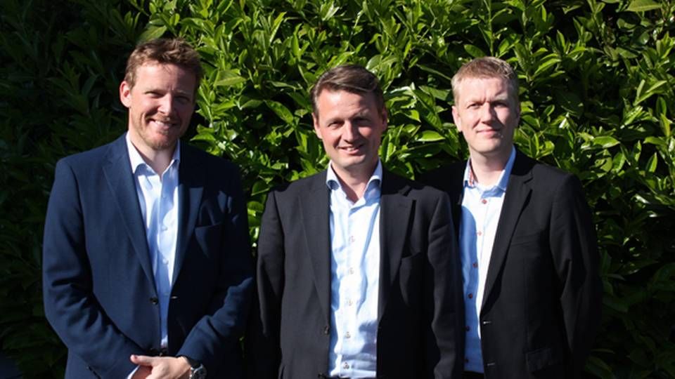 Foto: Fra venstre; Kristian Mørch, Partner og Group CEO i Clipper, Henrik Ramskov & Thomas Mikkelsen