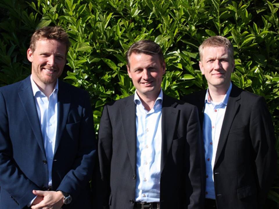 Foto: Fra venstre; Kristian Mørch, Partner og Group CEO i Clipper, Henrik Ramskov & Thomas Mikkelsen