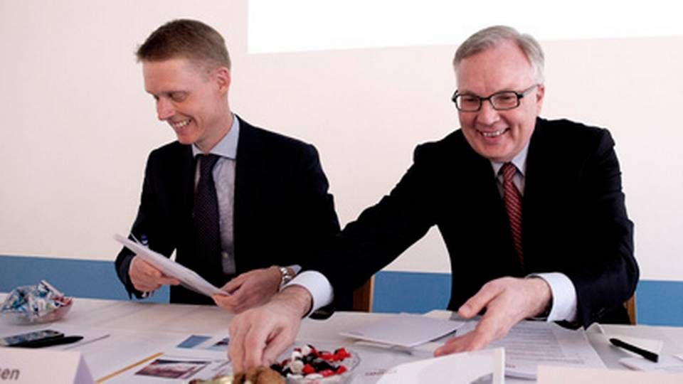 Topchef Henrik Poulsen og formand Fritz Schur kan se frem en større kapitaludvidelse. Foto: Carsten Andreasen | Foto: ANDREASEN CARSTEN