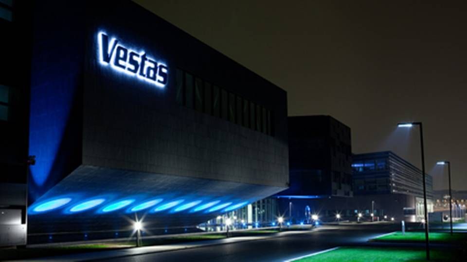 Vestas' hovedkvarter i Aarhus er sat til salg. Selskabet planlægger at rykke ind i nabobygningen, der også er R&D-center. | Foto: Vestas