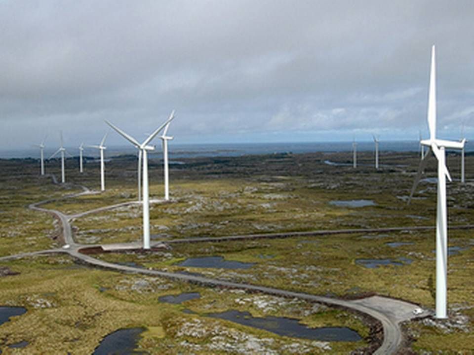 Den store offshore-mølle skal testes ved Statkrafts Smøla-vindfarm (billedet) i Norge. | Foto: Statkraft