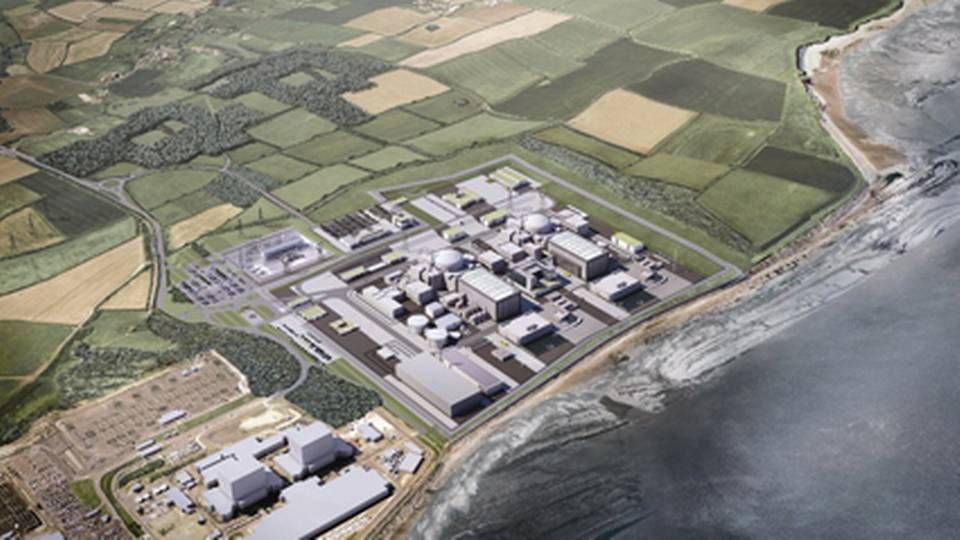 De britiske politikere har besluttet at opføre to ny reaktorer ved Hinkley Point. | Foto: EDF