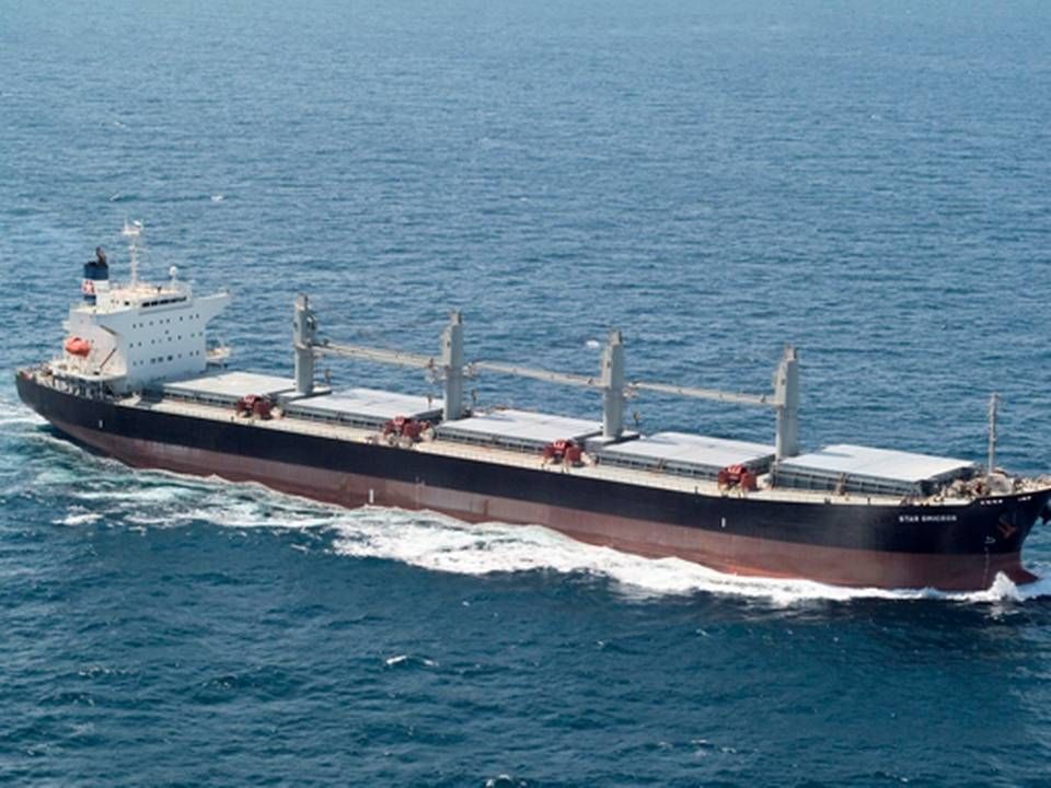 Dry bulk vessel from carrier Starbulk, which Oaktree Capital invested in last year. | Photo: Star Bulk