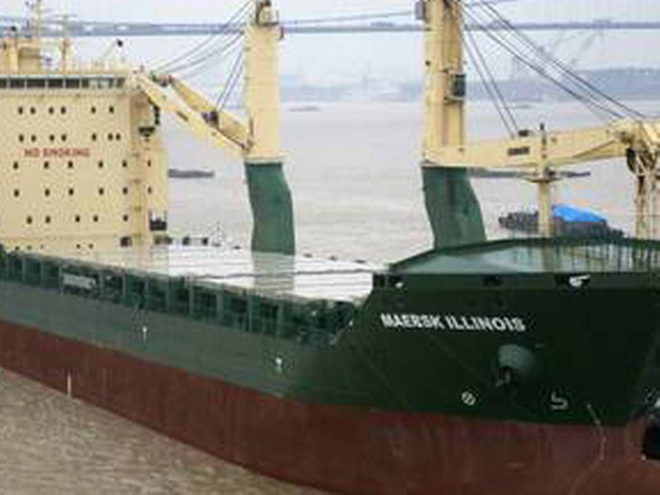 Dry bulk vessel from one of Rickmers Group's subsidiaries, Rickmers Linie.