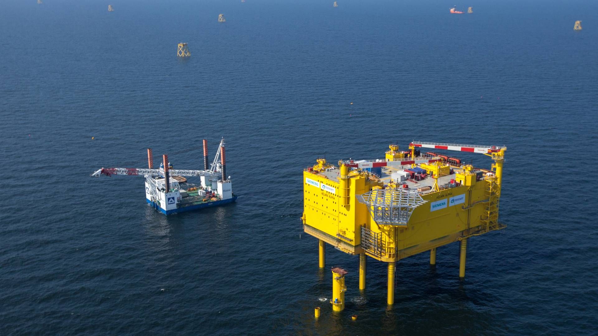 Siemens installerede platformen til Helwin1 i Nordsøen sidste år. | Foto: Siemens